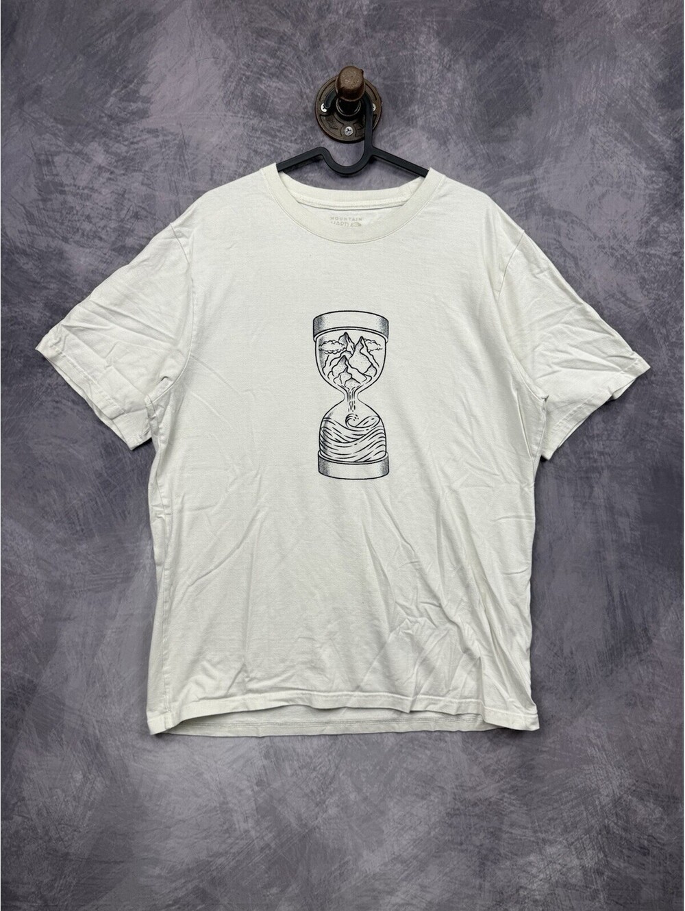 Mountain Hard Wear T Shirt Mens L Beige Double Sided